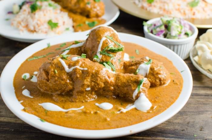 Delicious Butter Chicken without Cream (Murgh Makhani) - Just as creamy, with all the authentic flavors, so it's even better for you! You won't miss the cream at all - you won't even know it's not there