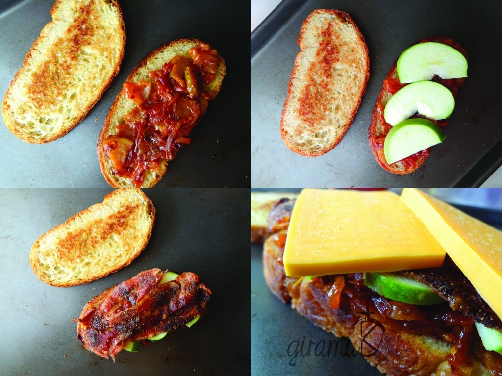 Apple & Bacon Grilled Cheese Sandwich