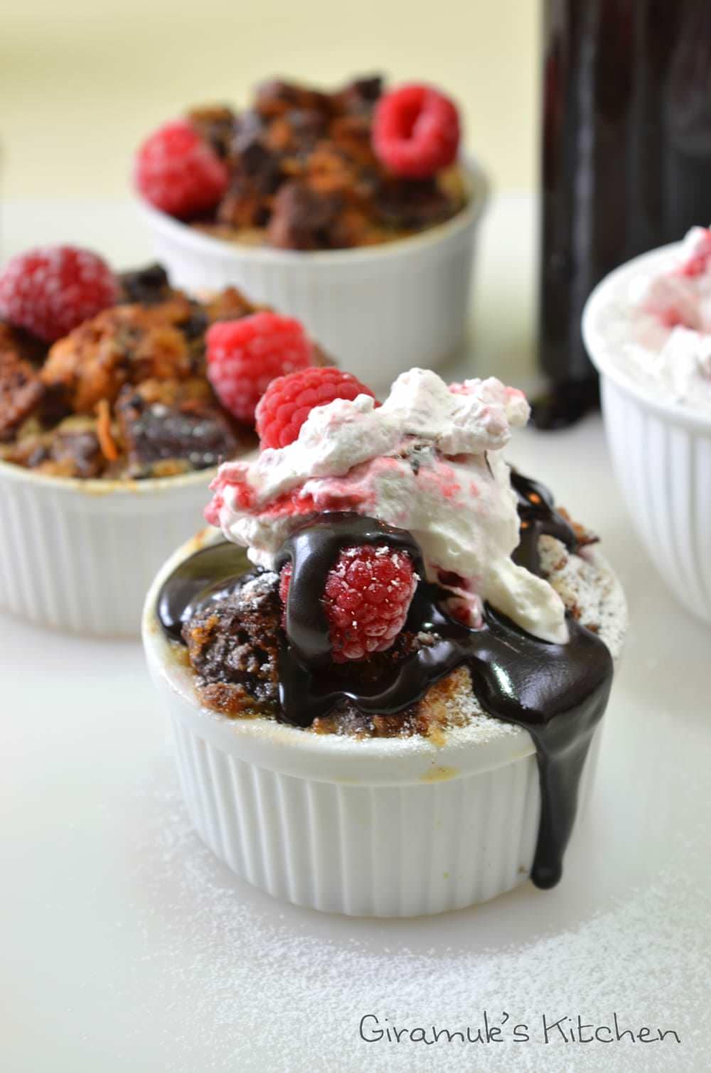 Chocolate Raspberry Bread Pudding - 84