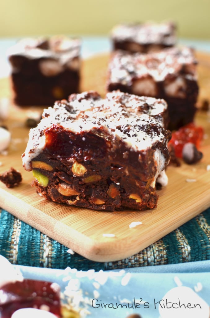 Fully Loaded Rocky Road Brownies