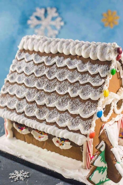 How To Make A Gingerbread House (Recipe & Template) - The Flavor Bender