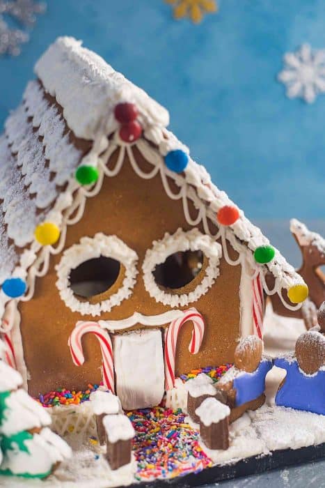 Gingerbread House (Recipe & Template) - The Flavor Bender