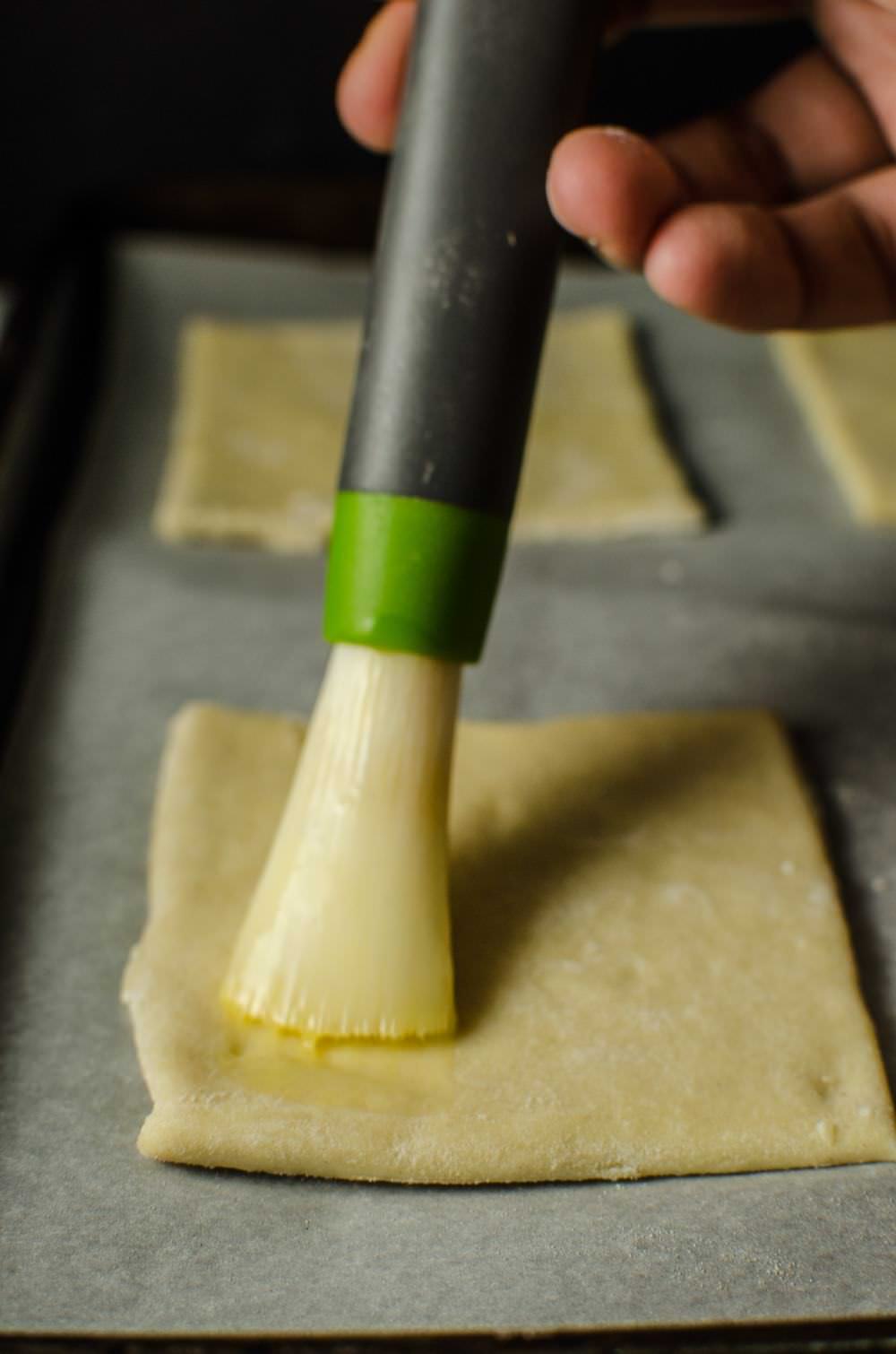 Pear  Prosciutto  Goat Cheese and Honey Tarts - 25