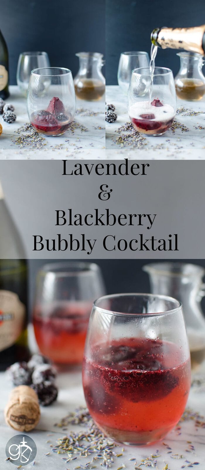 Lavender Syrup Blackberry Cocktail