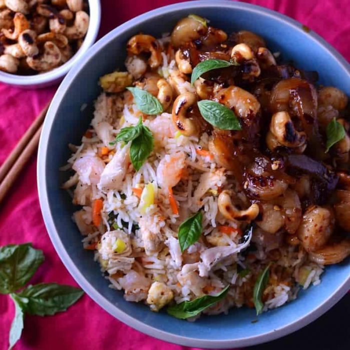 Ginger and Basil Fried Rice