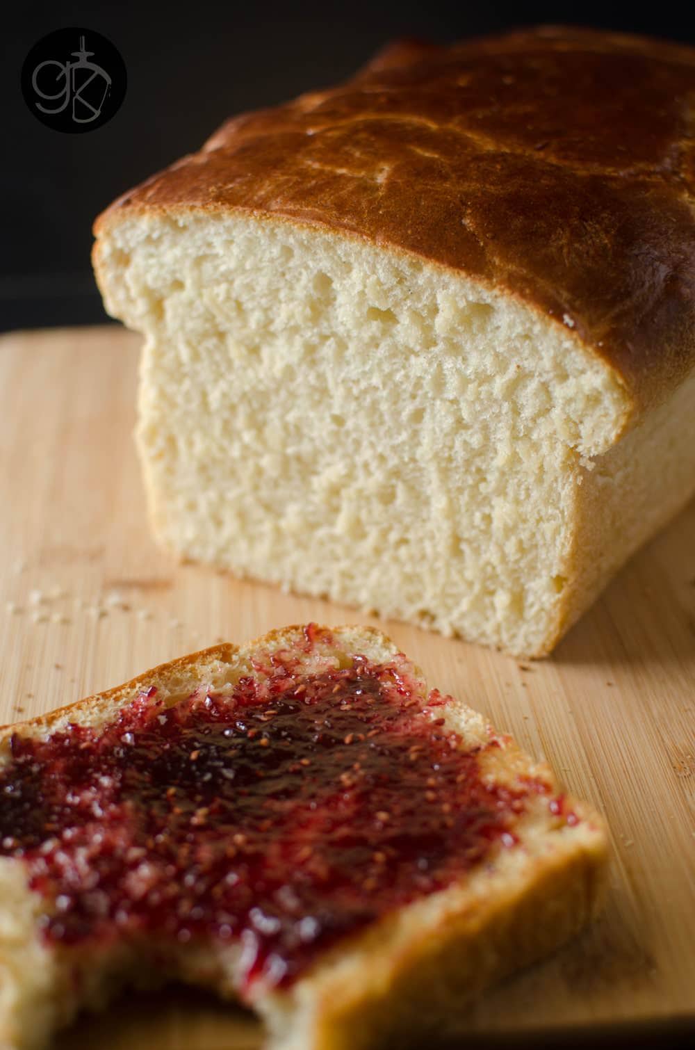 Soft and delicious Dairy Free Brioche Bread Loaf