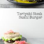 Teriyaki Steak Sushi Burger - Whether you are outraged or intrigued, you cannot deny that this Steak Sushi Burger is insanely delicious! Delicious Teriyaki Glazed steak strips inside perfectly seasoned Sushi Rice "Buns" and topped with a glorious Egg. Everything you love about Sushi, but as a burger! So easy to make. CLICK to get the recipe. REPIN for later. #TheFlavorBender