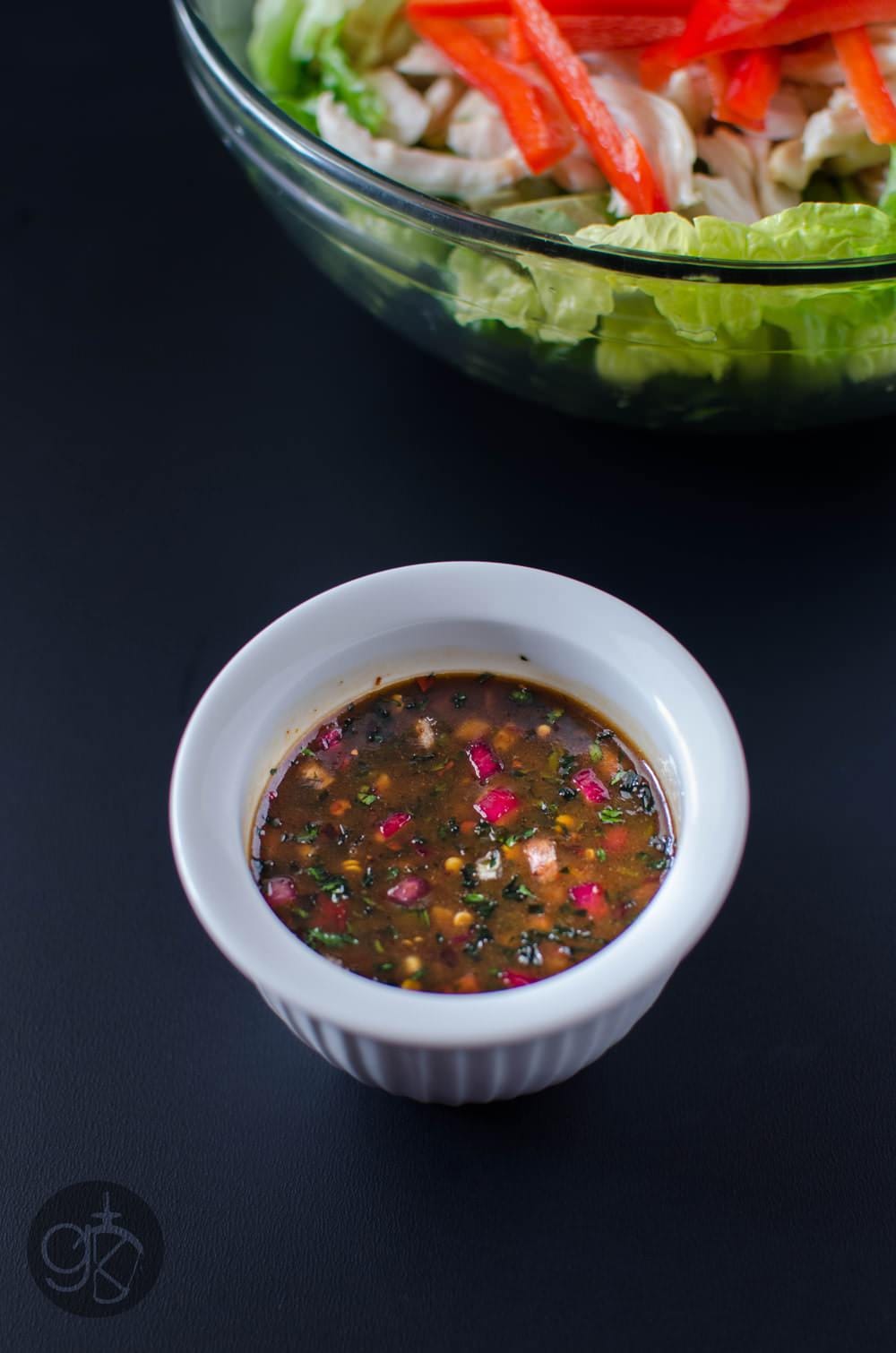 Chicken and Melon Salad with Coconut Sambol - 44