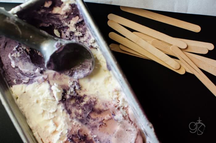 Froyo and Ice Cream Pops with Chocolate Dipping Station