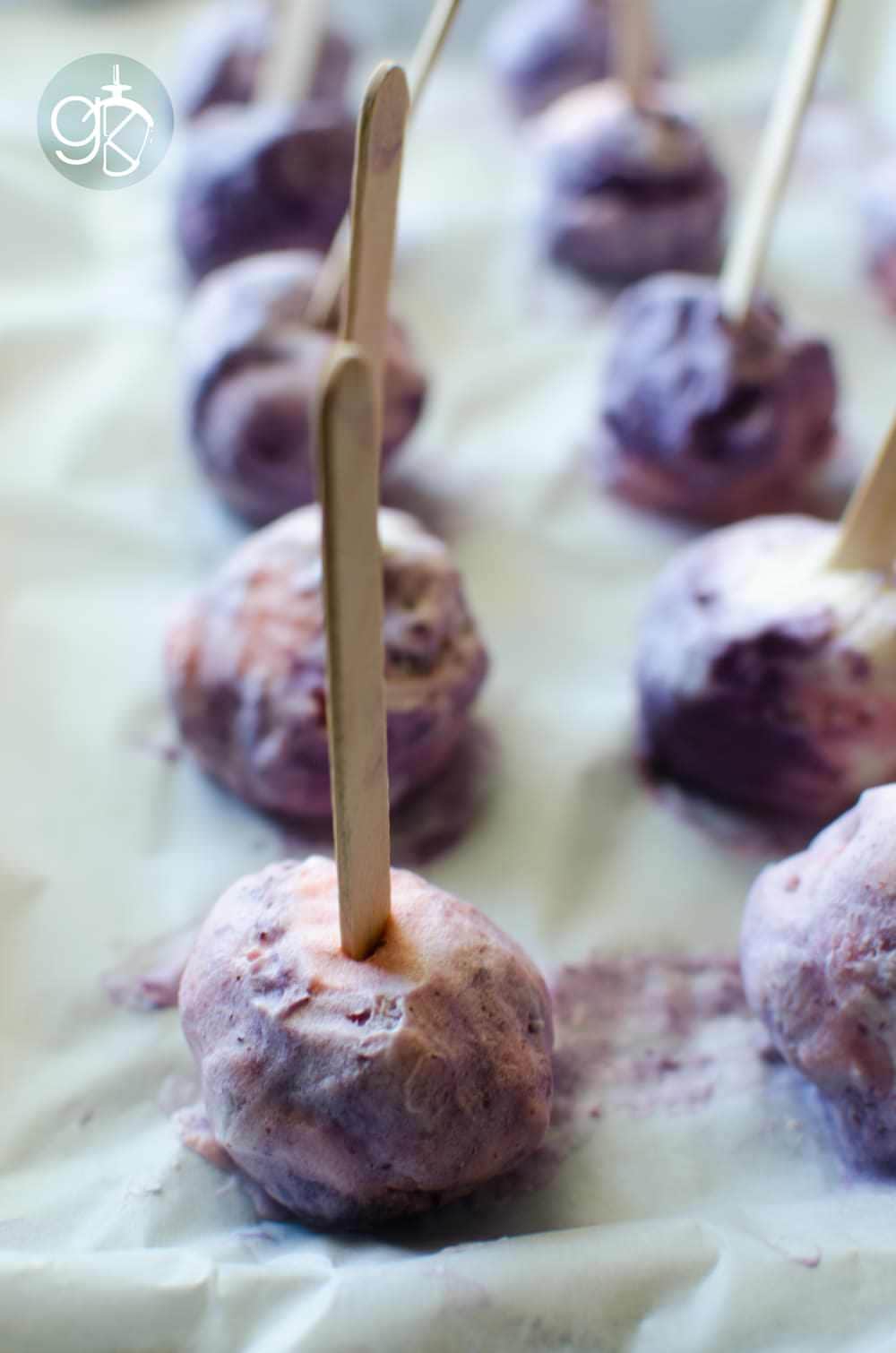 Froyo and Ice Cream Pops with Chocolate Dipping Station