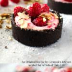 Lavender and Raspberry No Bake Cheesecake - Just as creamy as baked cheesecake, but so much easier to make - this creamy, fruity and gorgeous Lavender and Raspberry No Bake Cheesecake has sweet raspberries, creamy and tangy whipped cream that's scented with lavender syrup and a delicious Oreo cookie crust!