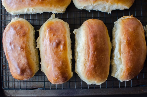 Easy Homemade Hot Dog Buns - Easily adapted to make subs, burger buns too!