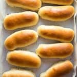 These Easy to make Homemade Hot Dog Buns, are perfectly soft and delicious! This dough is versatile enough to be hot dog buns, subs, or hamburger buns, and absolutely easy to make!