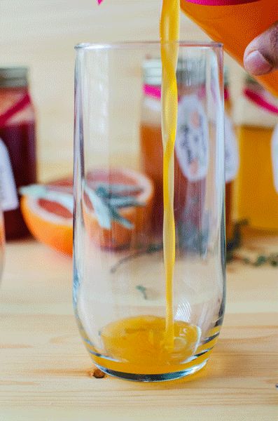 Homemade Soda Syrups - Delicious Fruit Syrups to make your own Sodas and cocktails! Choose from Grapefruit, Peach, Strawberry, Lime, and Pineapple all with awesome spice and herb twists!