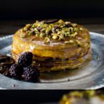 Vegan Crepe Cake  with Cannoli Cream  - 82