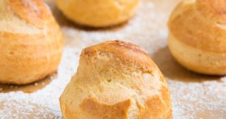 Learn how to make Perfect Choux Pastry (Or Pate a Choux!) - The only recipe guide you will ever need to make choux pastry, with perfect results every time. Plus a troubleshooting guide for your choux pastry recipe.  Fool proof choux pastry to make profiteroles, eclairs, cream puffs and more.  #ChouxPastry #Profiteroles #Eclairs #Pastry #CreamPuffs