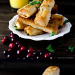 Turkey Phyllo Rolls  with Cranberry and Cheese  - 46