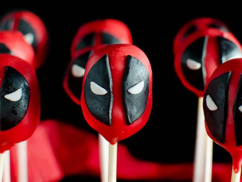Funfetti Deadpool Cake Pops The Flavor Bender
