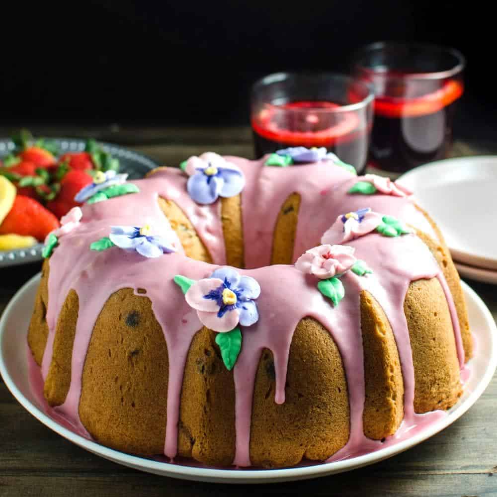 Sri Lankan Breudher Cake (with Blood Orange Glaze)