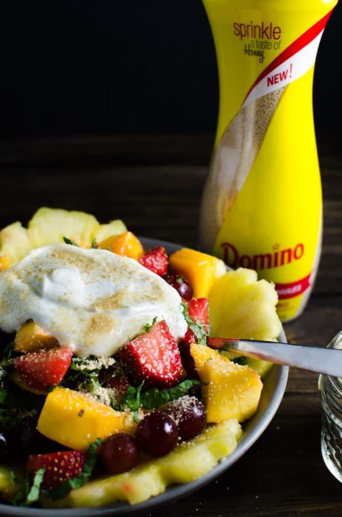 Fresh Fruit Bowl - Perfect with any breakfast - especially with Honey Granules sprinkled on top!