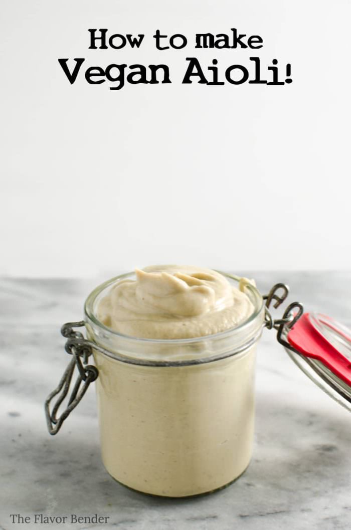 Learn how to make Vegan Aioli - learn how to make Vegan Aioli that tastes like the real thing. Perfect dipping sauce for parties PLUS a delicious Crispy Baked Mushroom Fries recipe that is delicious with the dip!