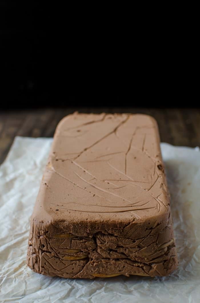 Eggless Chocolate Biscuit Pudding (No Bake Chocolate Cookie Cake) - An easy, classic Sri Lankan dessert with alternating layers of milk-soaked Maria cookies and soft, creamy chocolate buttercream. 