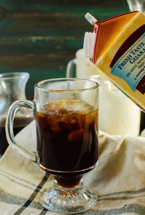 Cinnamon Flavored Cold Brew Coffee - Easy Cold Brew Coffee with pre ground fresh coffee. Make a delicious Cinnamon flavored Cold Brew coffee or frappucino with Cinnamon infused syrup, Cinnamon flavored Coffee and Half and half! Perfect indulgent cafe style Coffee in the comfort of your home! 