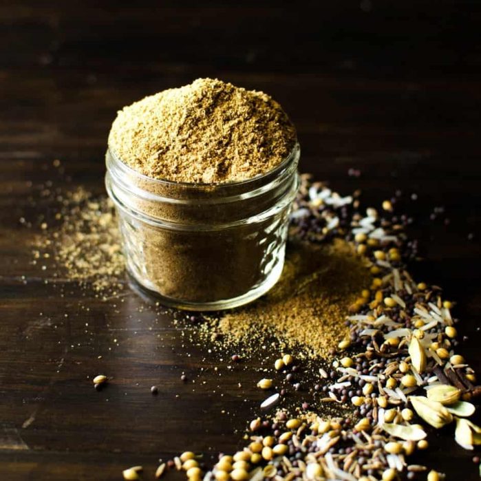 Sri Lankan Roasted Curry Powder - This roasted curry powder is deeply aromatic and has very robust and complex flavors. The ingredient ratios are easy to remember (4:3:2:1 and 3:2:1), so go ahead and make a big batch and use it any way you like to make flavorful curry dishes!