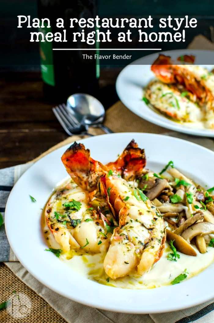 Plan a Restaurant style Lobster meal right at home with perfect Wine pairings, easy appetizers and desserts thanks to Harbour Trading Co. 