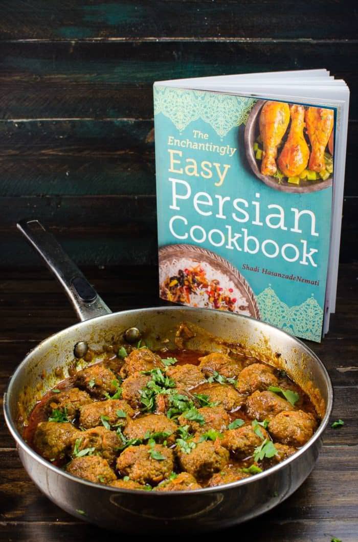 Persian Carrot and Beef Meatballs - A delicious and easy Persian kofta recipe packed with flavor! Sweetness from carrots and wonderful spices, this is a fragrant and flavorful Persian classic. Plus a cookbook review for The Enchantingly Easy Persian Cookbook
