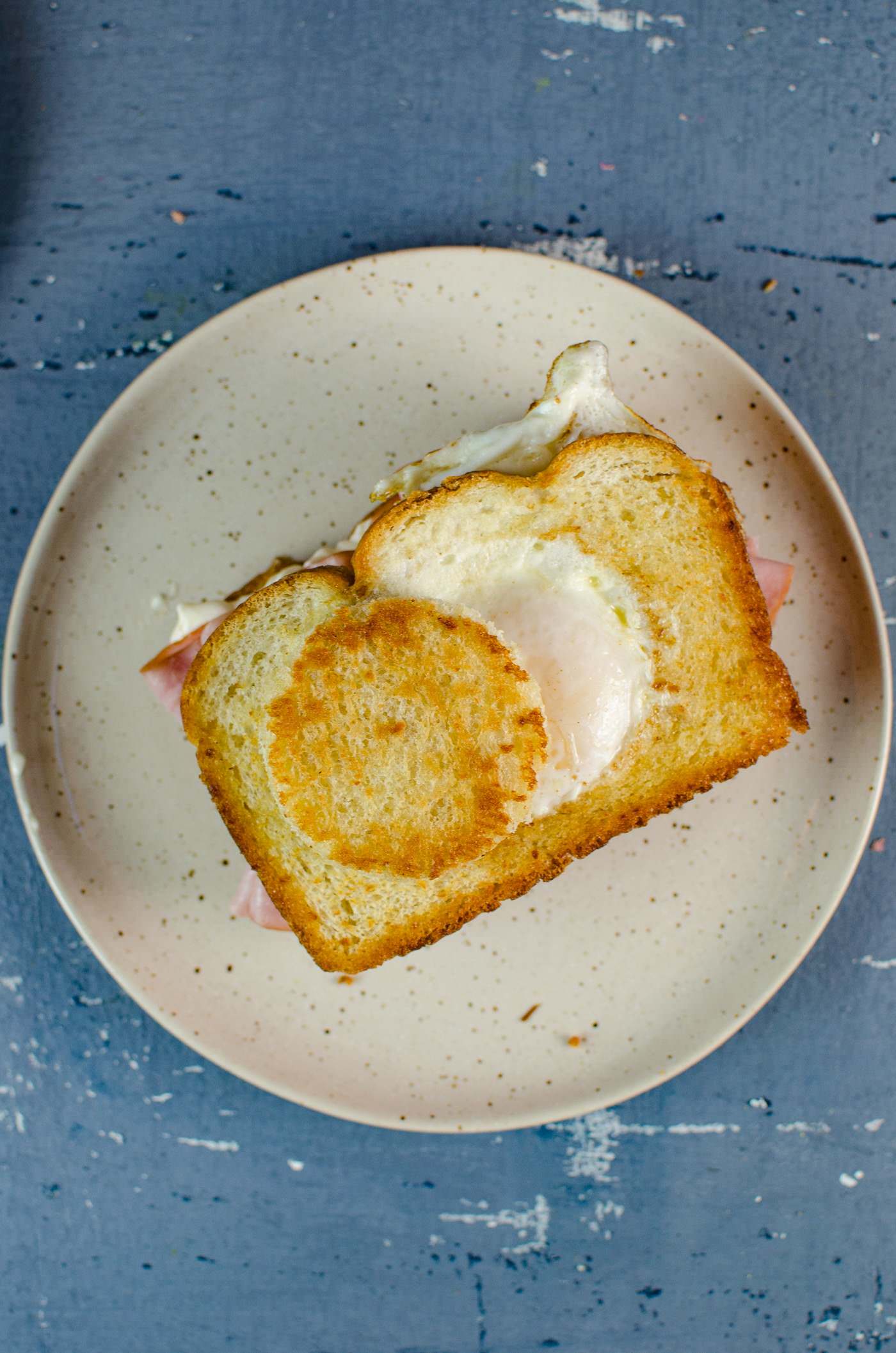 Ham and Egg Sandwich  with Raspberries  - 38