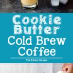 Cookie Butter Cold Brew Coffee - A creamy and delicious way to flavor your Cold brew coffee this summer! It's the perfect iced coffee!