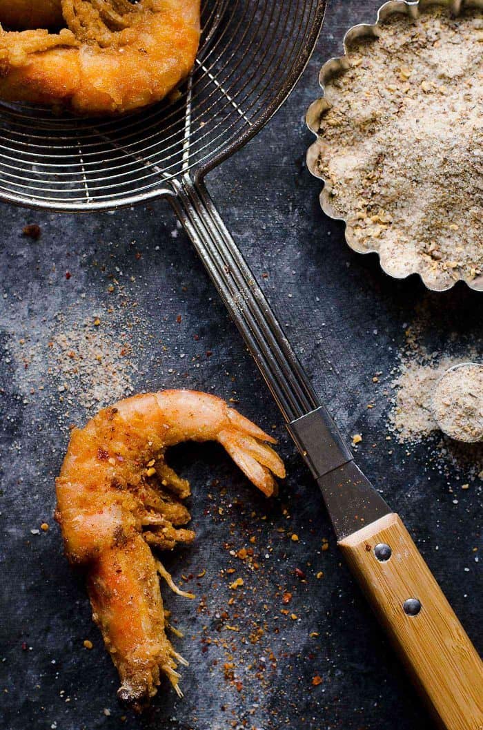 Szechuan Salt and Pepper Shrimp - Crispy and crunchy on the outside, soft and juicy on the inside, these are packed with flavor, and a little kick from the roasted szechuan pepper salt!