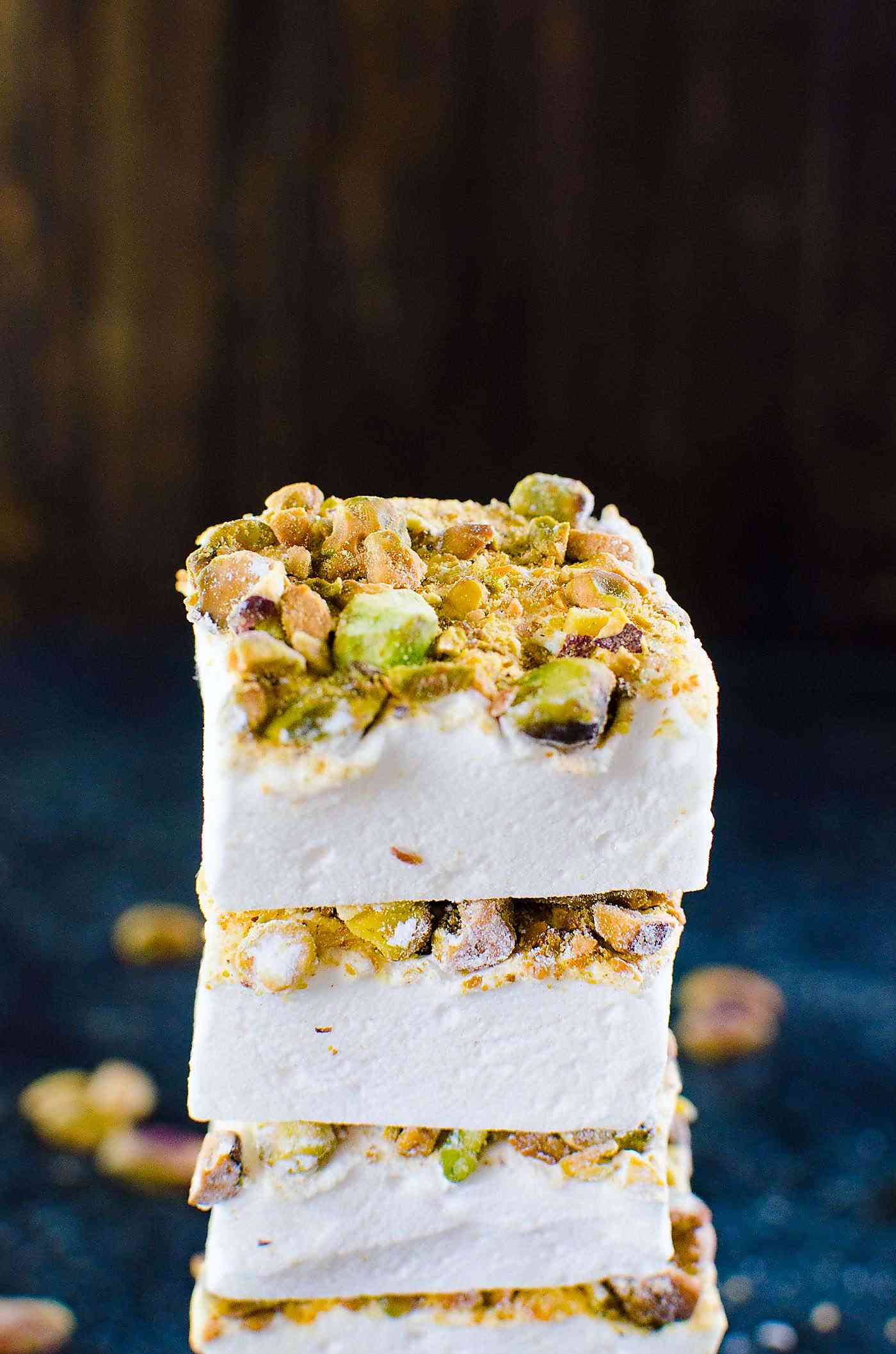 Orange Blossom Marshmallows with Pistachios - 39