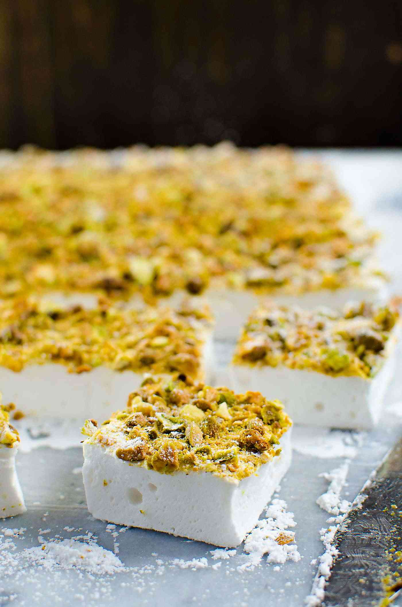 Orange Blossom Marshmallows with Pistachios - 68