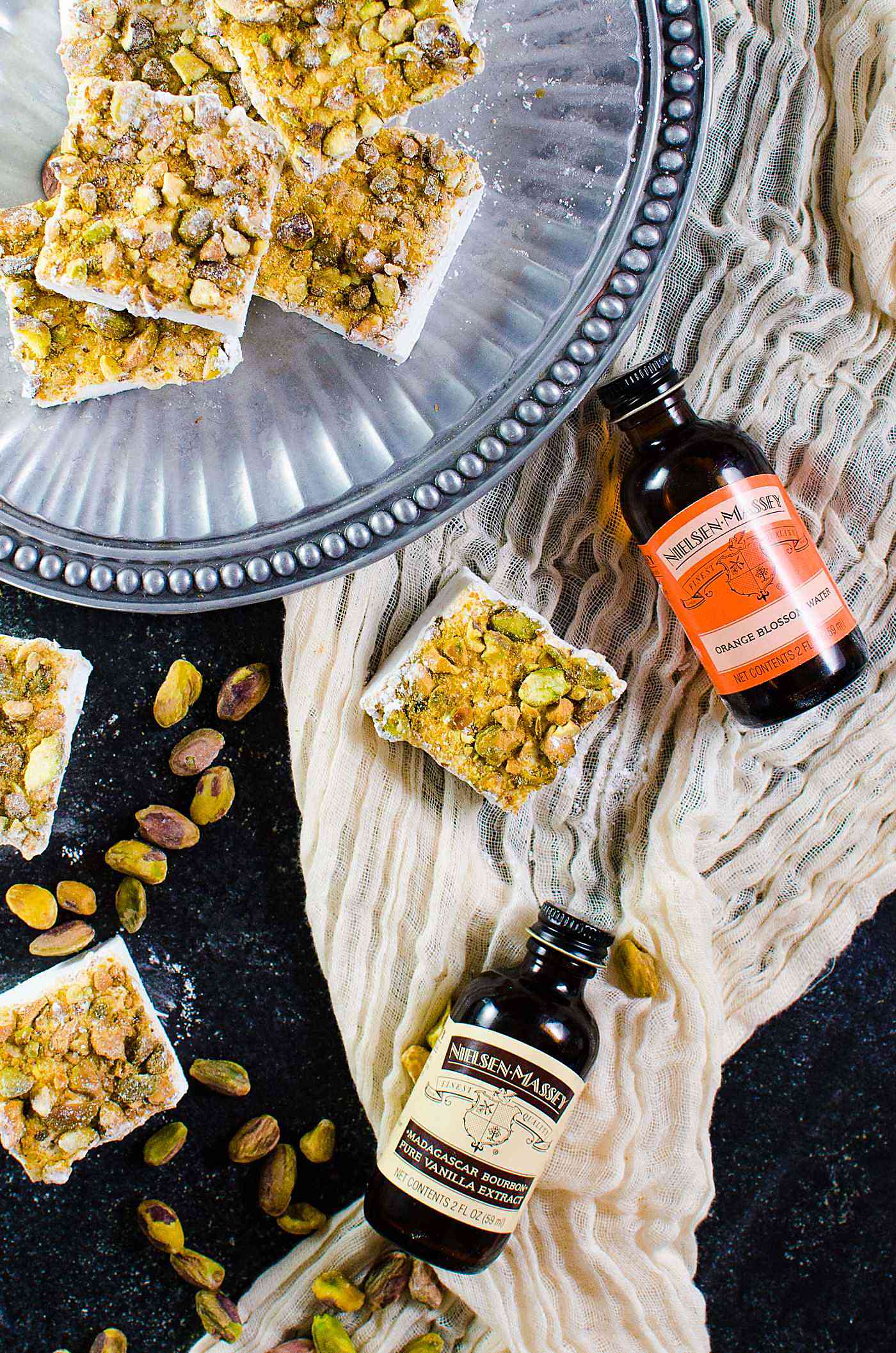 Orange Blossom Marshmallows with Pistachios - 63