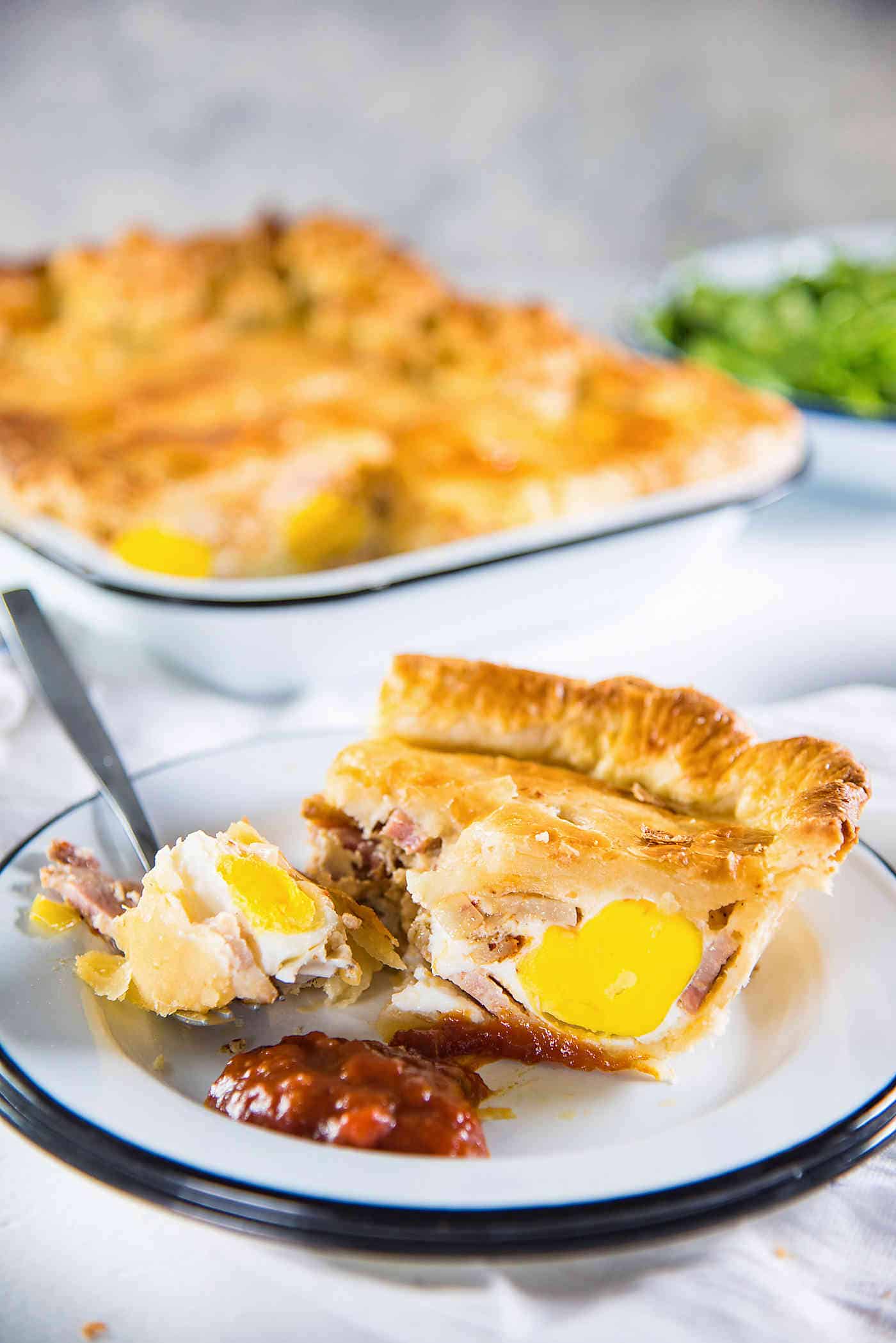 Ultimate Bacon and egg pies (breakfast pies) are a New Zealand classic with smokey bacon and eggs, leeks, cheese and flaky puff pastry! Perfect for breakfast, brunch or even as breakfast for dinner!