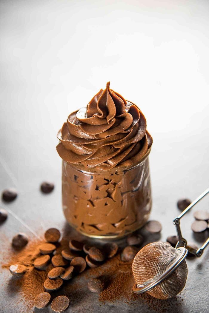 Chocolate Creme Patissiere (Chocolate Pastry Cream) - a rich, creamy custard with deep chocolate flavor, that can be used in many types of dessert. This recipe is gluten free and dairy free friendly. 