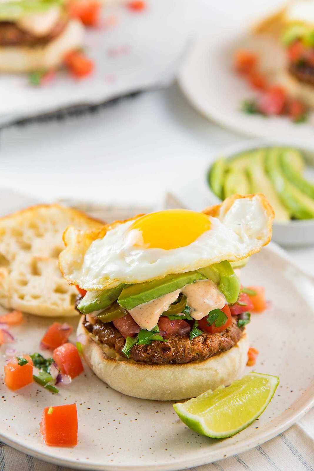 Breakfast Chorizo Burgers - 64