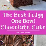 The Best One Bowl Chocolate Sheet Cake - A delicious fudgy chocolate sheet cake that is so easy to make. Top it up with a creamy chocolate buttercream frosting.  #BestChocolateCake #ChocolateSheetCake #FudgyChocolateCake