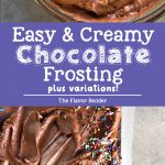 Creamy Chocolate Buttercream Frosting - fluffy, creamy, melt in your mouth soft chocolate buttercream with deep chocolate flavor! Plus it's super easy to make!