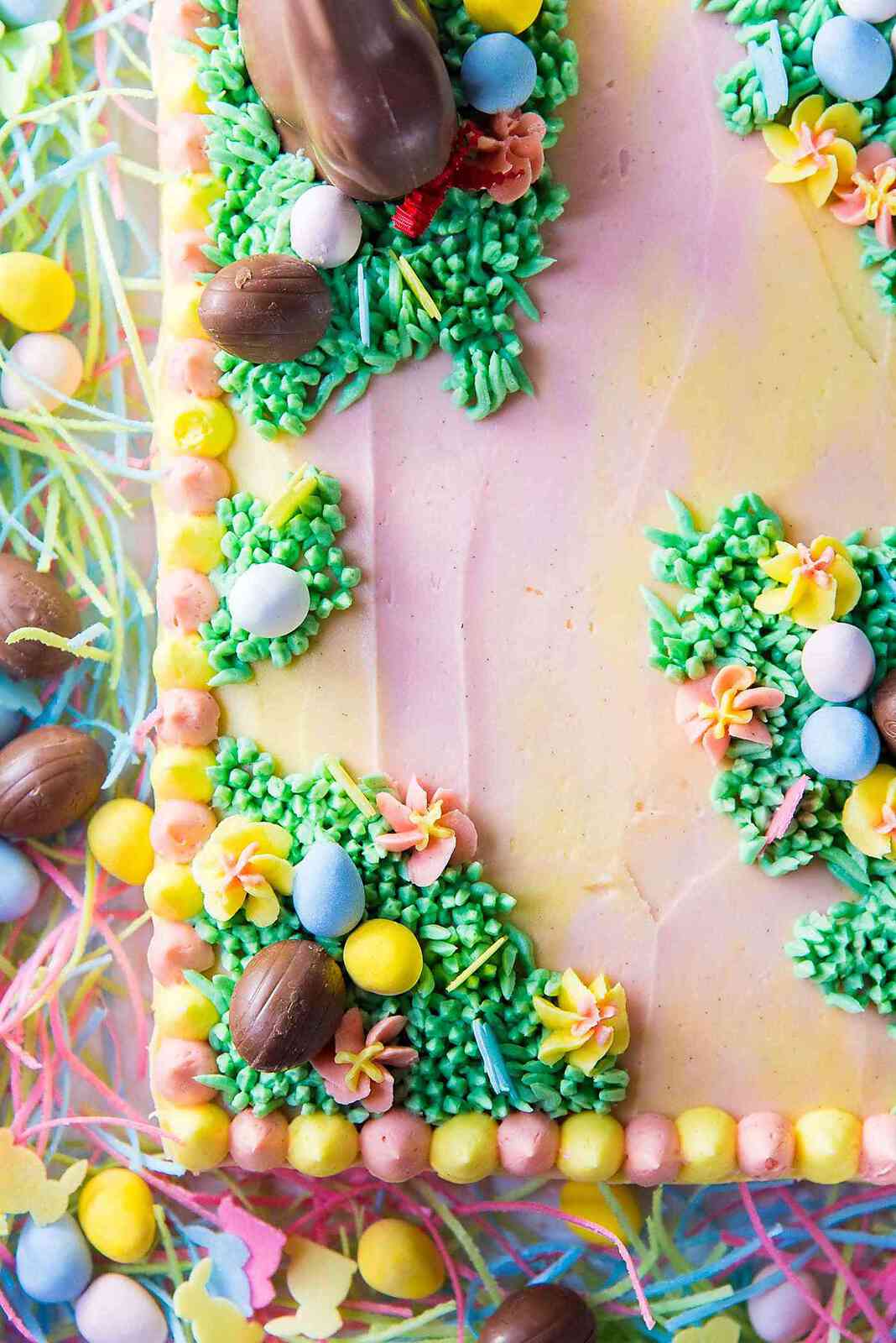 Ribbon Cake  Swirled Pastel Cake  - 74
