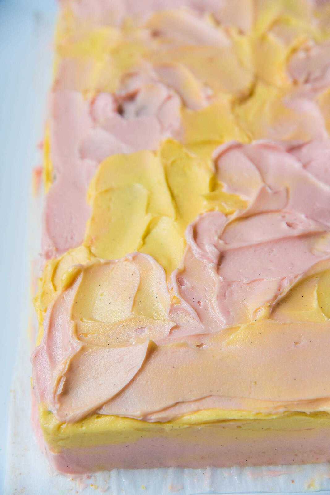 Ribbon Cake  Swirled Pastel Cake  - 80