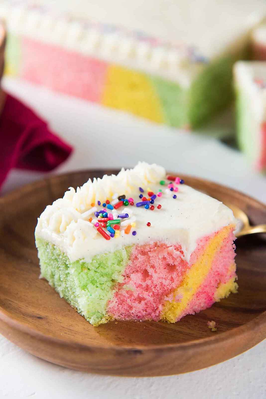Ribbon Cake  Swirled Pastel Cake  - 65