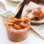 Here's a great recipe to use up those extra, or underripe, or overripe peaches this season - a Sweet and Spicy Peach Relish! So easy to make, doubles as a peach chutney, and can be customized to your taste!