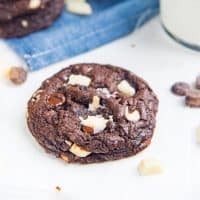 Ultimate Double Chocolate Chip Cookies (or Triple Chocolate Chip Cookies) - Soft and chewy Chocolate Chip Cookies with white or dark chocolate chips, or both! Easy to make and customize. 