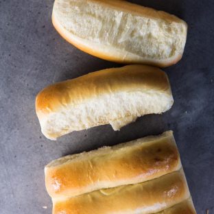 New England Hot Dog Buns - A lobster roll is not complete without these lobster roll buns! Easy to make, soft, buttery and delicious. Perfect for lobster rolls or as hot dog buns.