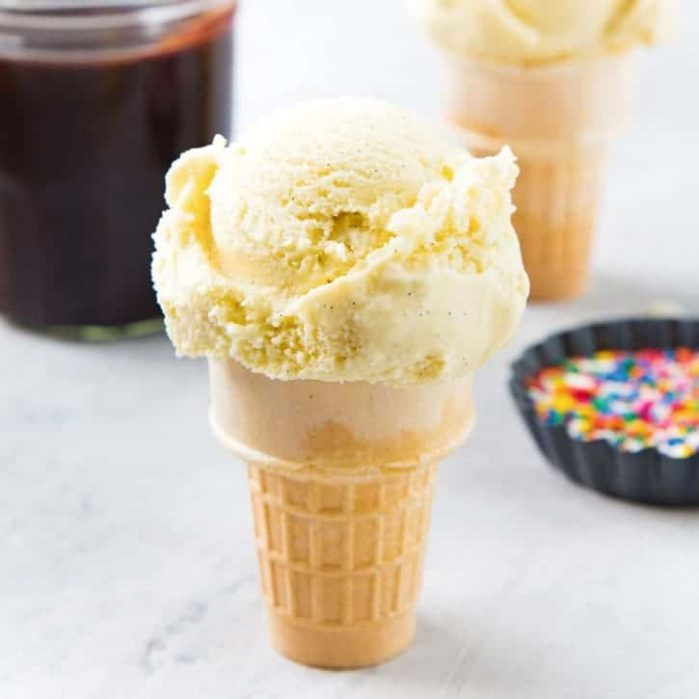 Classic Homemade Vanilla Ice cream image