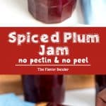 Spiced plum jam Pin