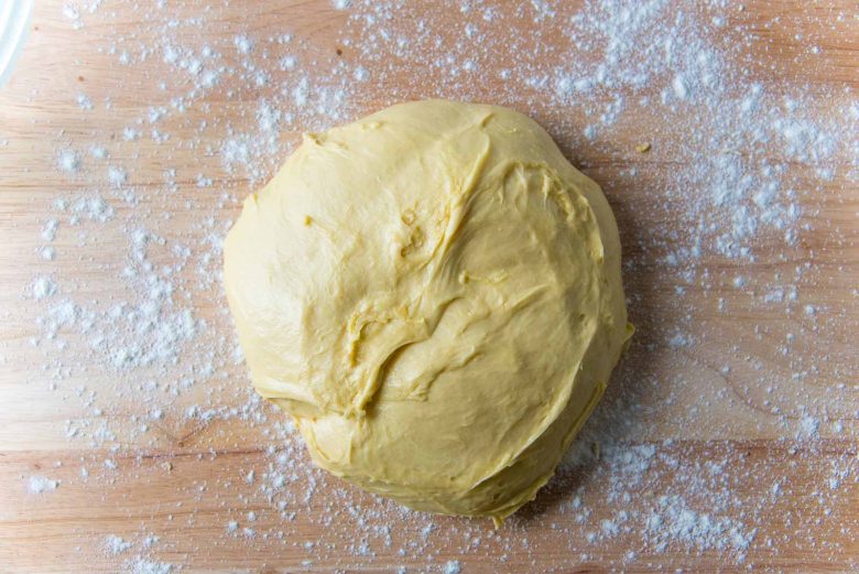 Shaping the dough 1